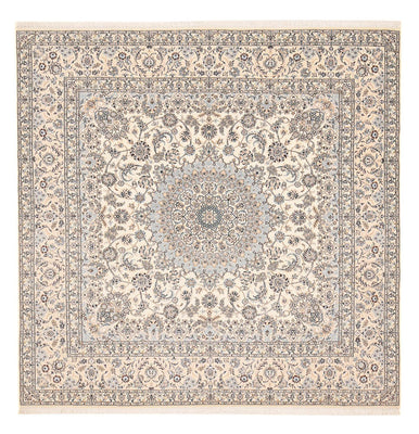 Tapis persan - Nain - Royal carré  - 308 x 303 cm - blanc