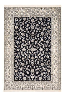 Tapis persan - Nain - Premium - 297 x 209 cm - bleu foncé