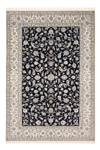 Tapis persan - Nain - Premium - 297 x 209 cm - bleu foncé