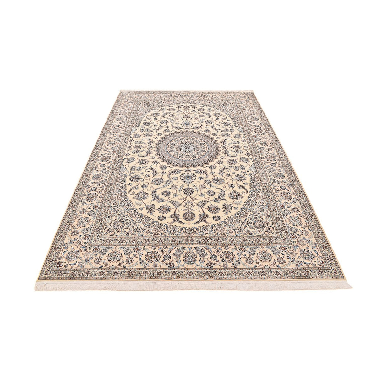 Tapis persan - Nain - Premium - 306 x 200 cm - beige