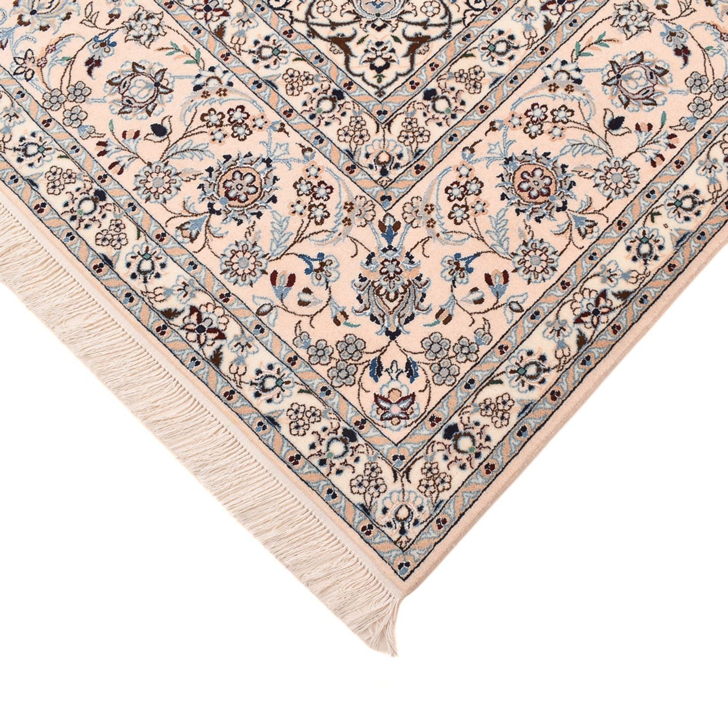 Tapis persan - Nain - Premium - 306 x 251 cm - blanc