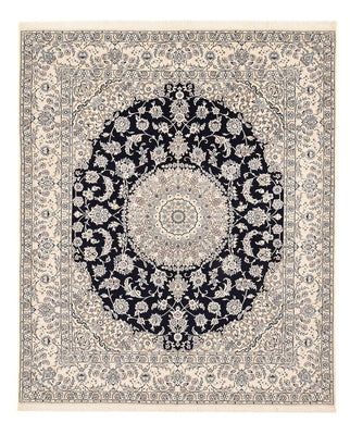 Tapis persan - Nain - Royal - 303 x 250 cm - bleu foncé