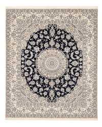 Tapis persan - Nain - Royal - 303 x 250 cm - bleu foncé