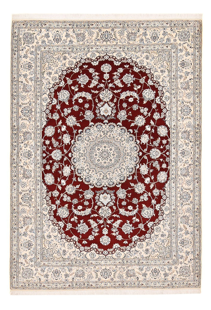 Tapis persan - Nain - Royal - 353 x 246 cm - rouge