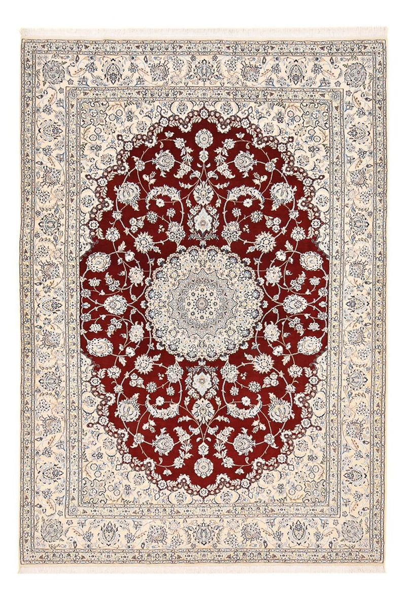 Tapis persan - Nain - Royal - 355 x 241 cm - rouge