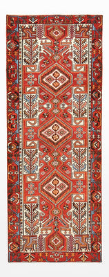 Tapis de couloir Tapis persan - Nomadic - 300 x 112 cm - rouge clair