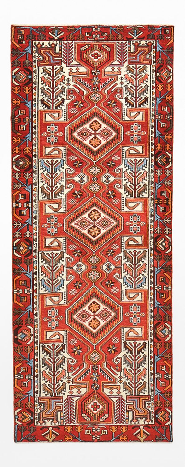 Tapis de couloir Tapis persan - Nomadic - 300 x 112 cm - rouge clair