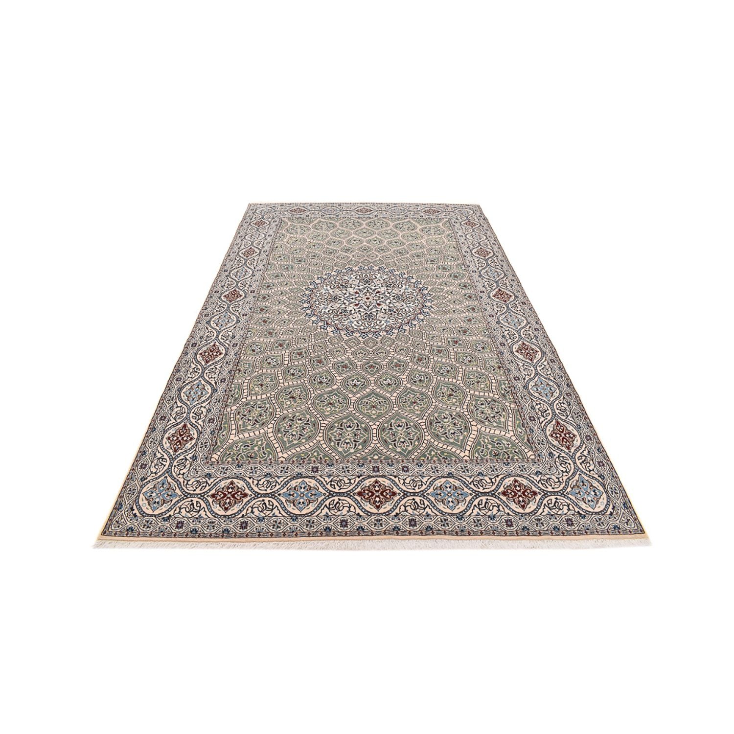 Tapis persan - Nain - Royal - 315 x 202 cm - taupe