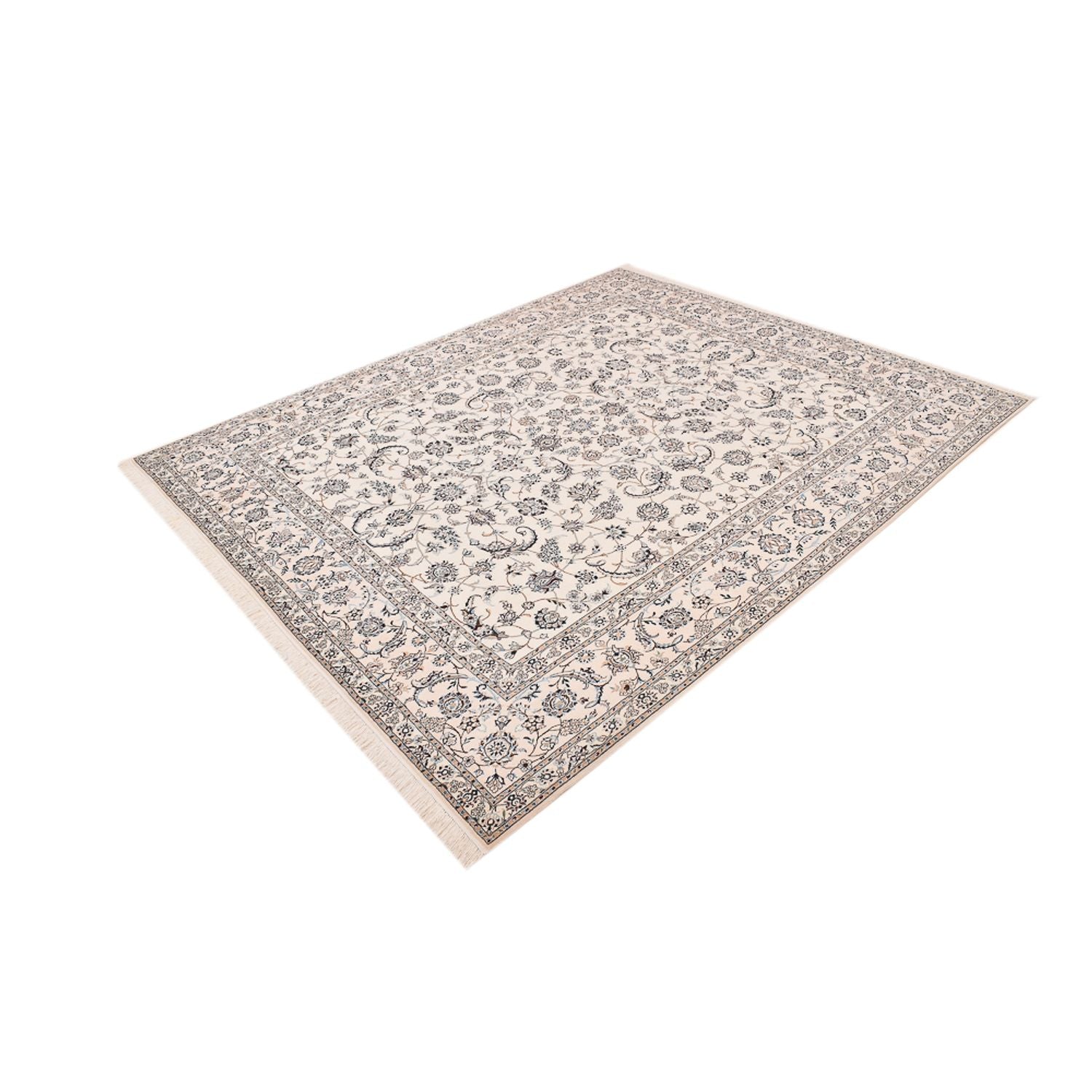 Tapis persan - Nain - Premium - 307 x 255 cm - blanc