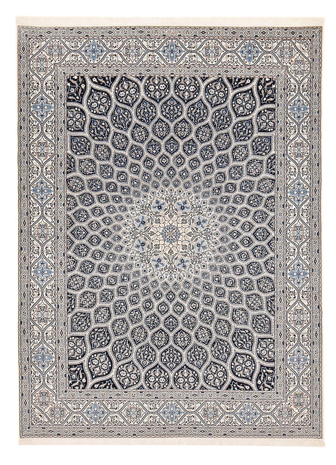 Tapis persan - Nain - Premium - 350 x 260 cm - gris foncé