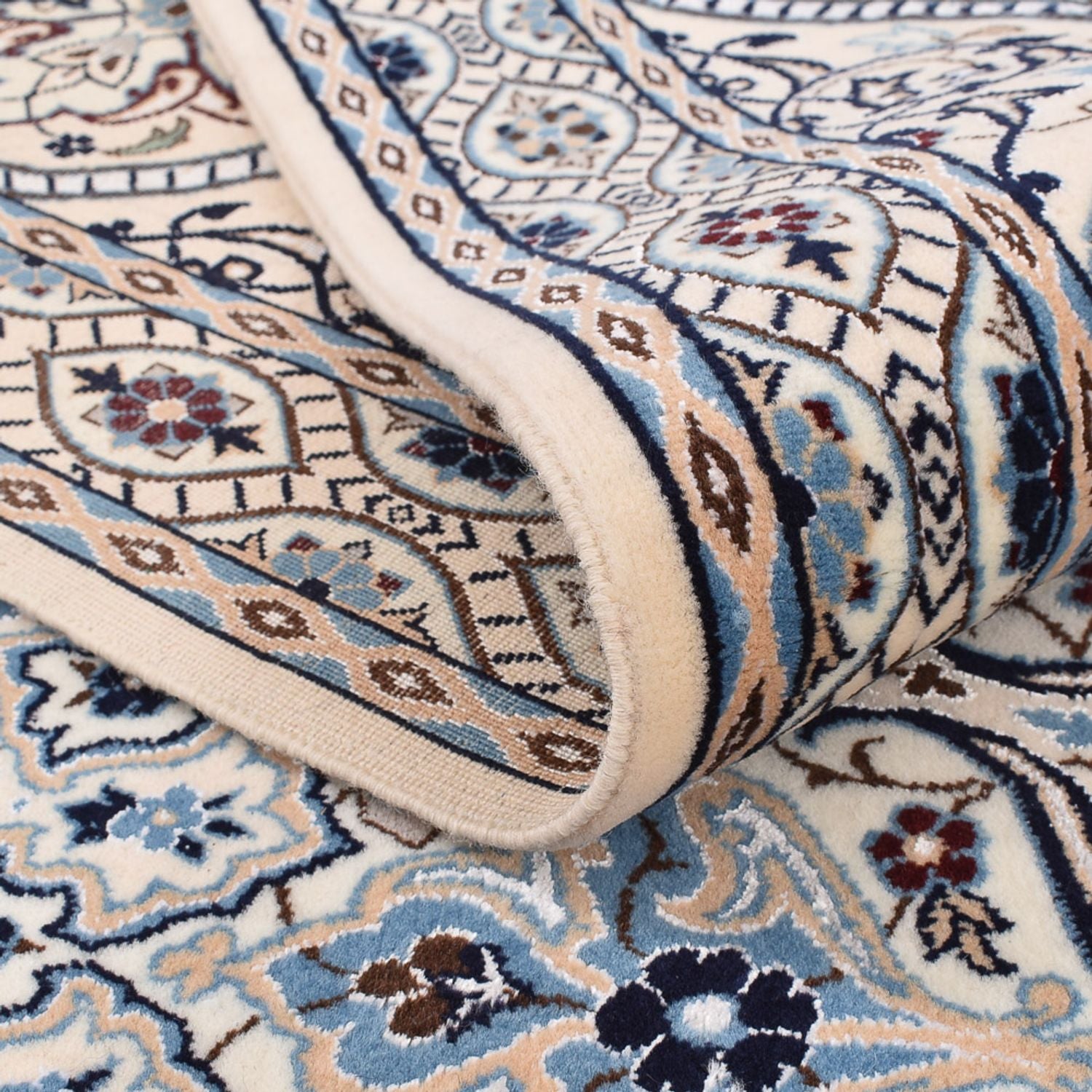 Tapis persan - Nain - Premium - 350 x 260 cm - gris foncé
