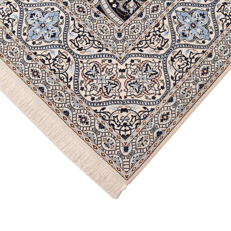 Tapis persan - Nain - Premium - 307 x 262 cm - gris foncé