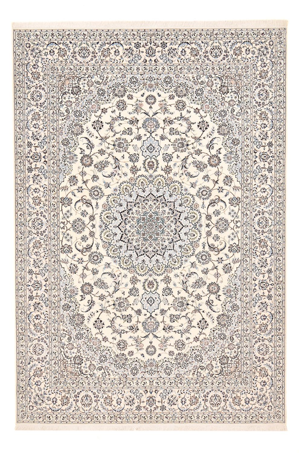 Tapis persan - Nain - Premium - 374 x 260 cm - blanc