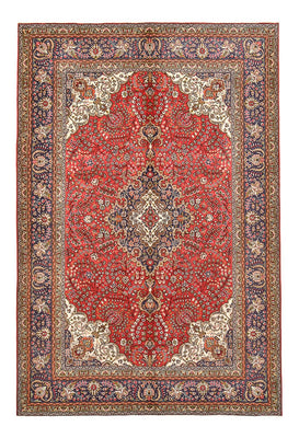 Tapis persan - Tabriz - 295 x 198 cm - rouge