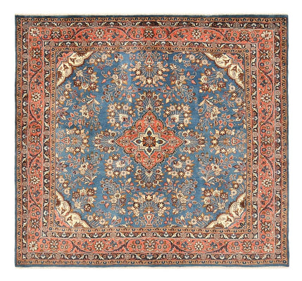 Tapis persan - Nomadic carré  - 200 x 207 cm - bleu