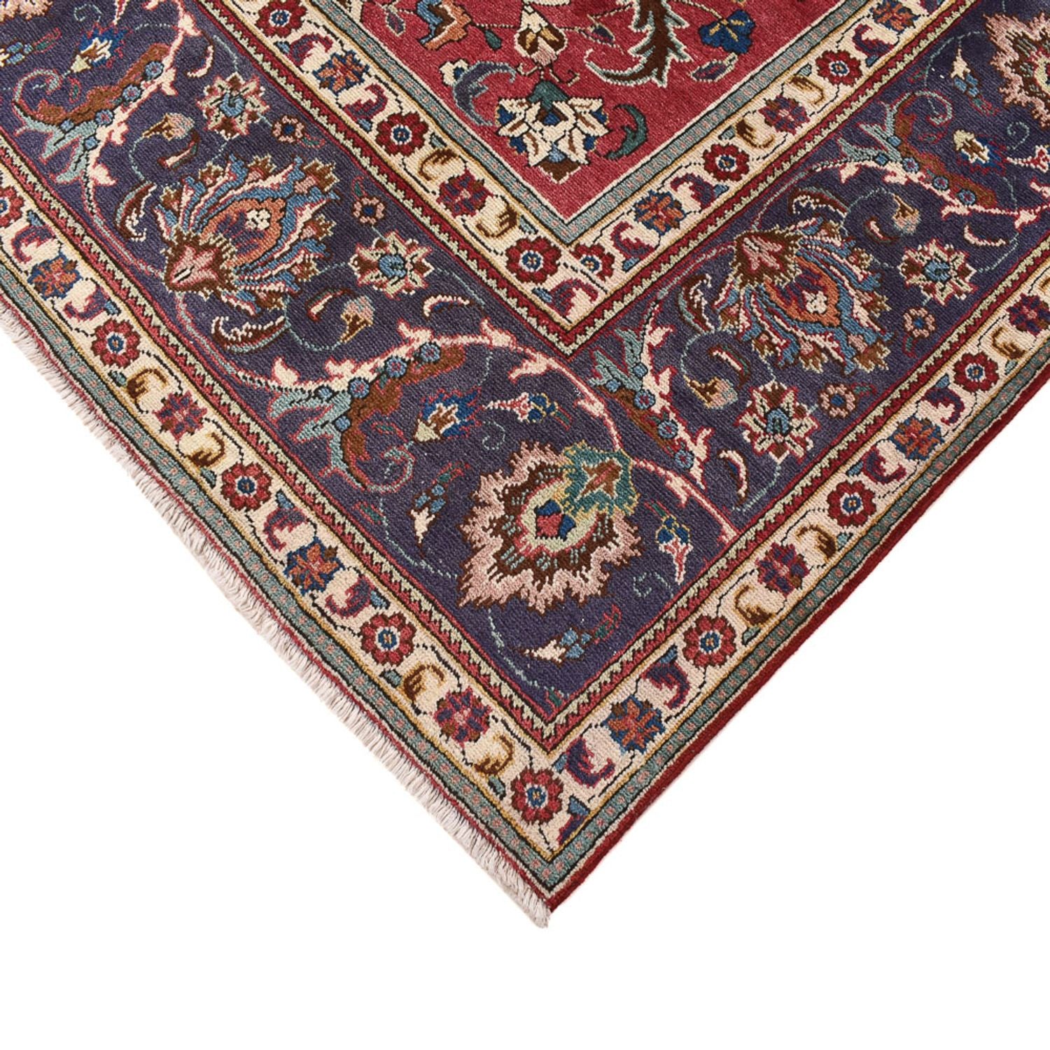 Tapis persan - Tabriz originale  - 348 x 307 cm - rouge