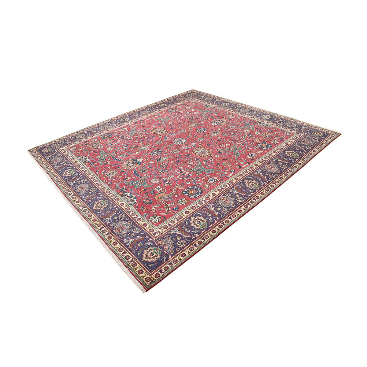 Tapis persan - Tabriz originale  - 348 x 307 cm - rouge