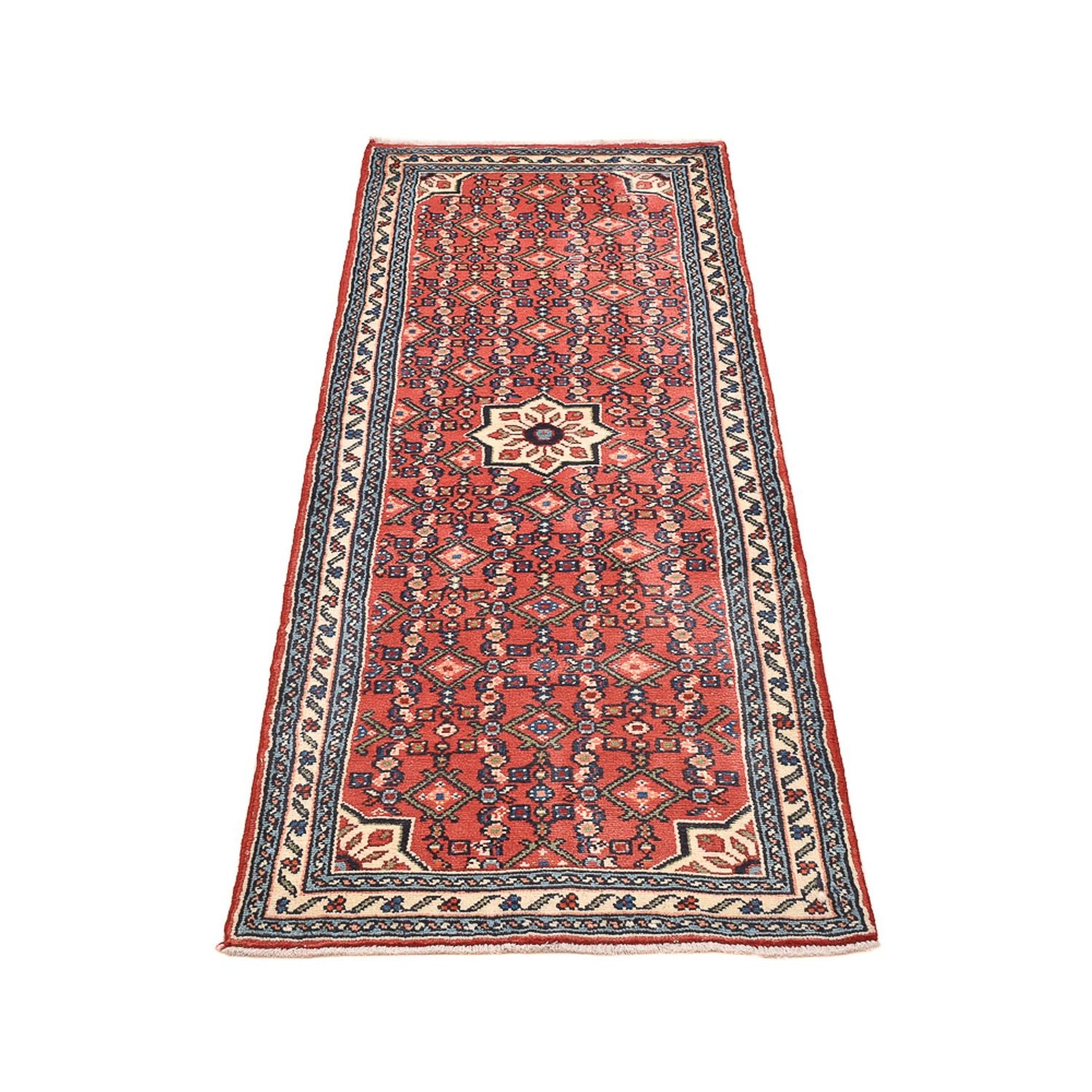 Tapis de couloir Tapis persan - Nomadic - 183 x 67 cm - rouge clair