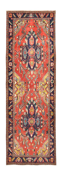 Tapis de couloir Tapis persan - Tabriz - 354 x 117 cm - multicolore