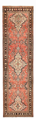 Tapis de couloir Tapis persan - Nomadic - 433 x 118 cm - rouge clair