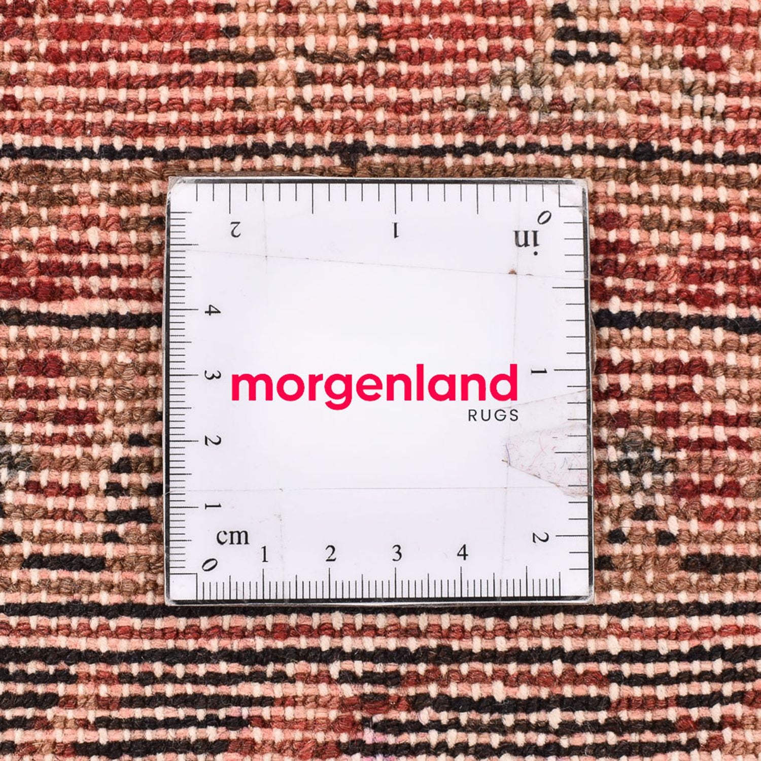 Tapis de couloir Tapis persan - Nomadic - 433 x 118 cm - rouge clair
