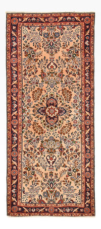 Tapis de couloir Tapis persan - Nomadic - 204 x 89 cm - beige