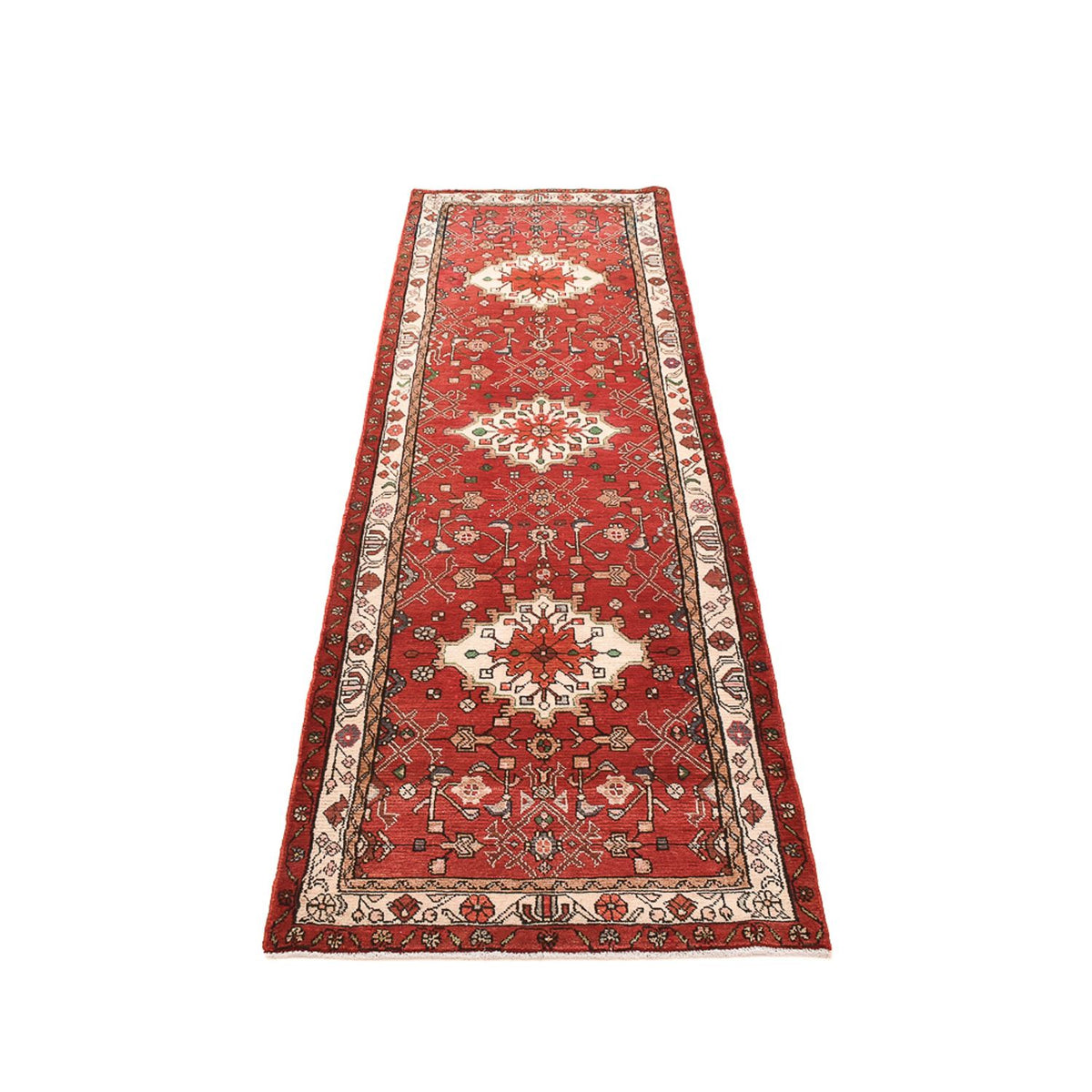 Tapis de couloir Tapis persan - Nomadic - 297 x 85 cm - rouille