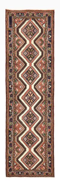 Tapis de couloir Tapis persan - Nomadic - 277 x 78 cm - beige foncé