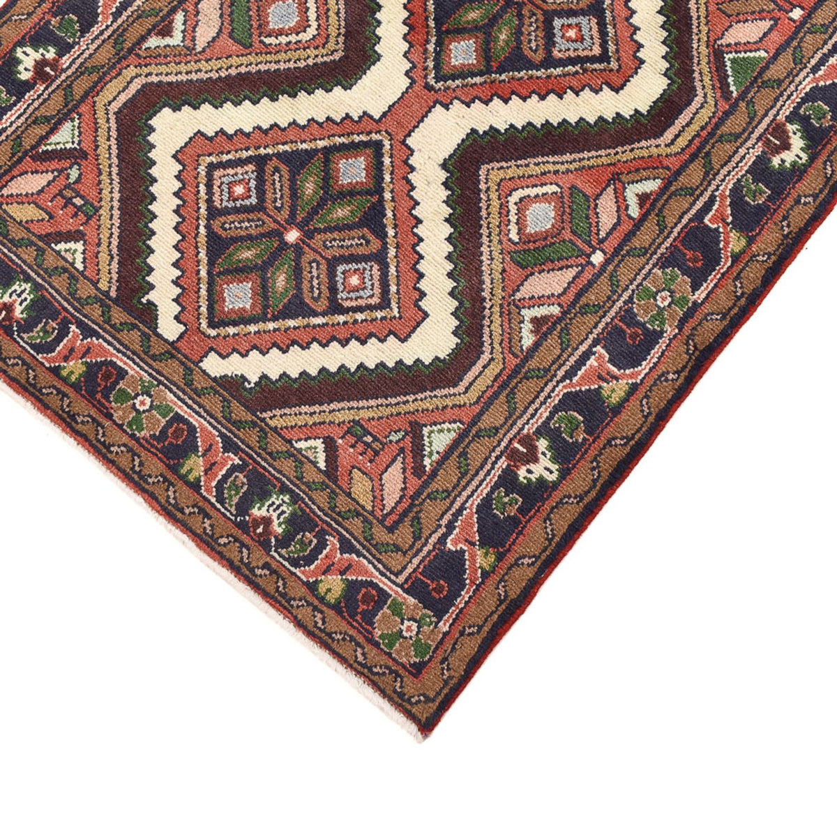 Tapis de couloir Tapis persan - Nomadic - 277 x 78 cm - beige foncé