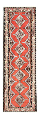 Tapis de couloir Tapis persan - Nomadic - 243 x 73 cm - rouge