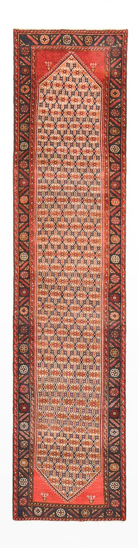 Tapis de couloir Tapis persan - Nomadic - 393 x 90 cm - rouge clair