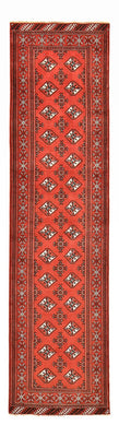 Tapis de couloir Tapis Turkaman - 376 x 98 cm - rouge