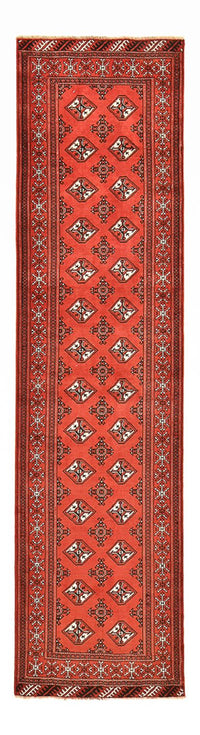 Tapis de couloir Tapis Turkaman - 376 x 98 cm - rouge