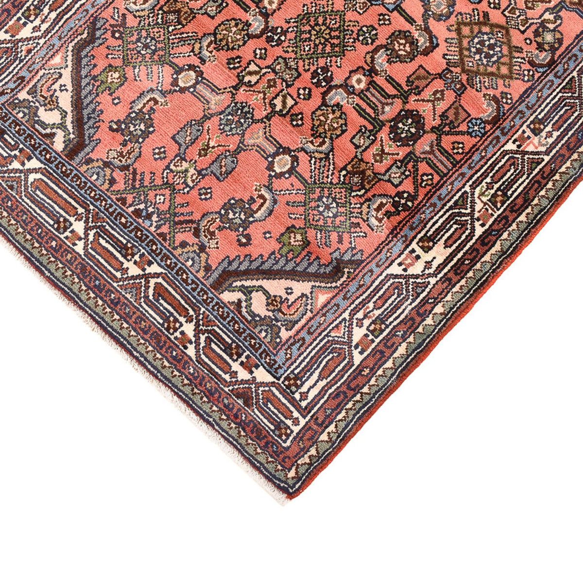 Tapis de couloir Tapis persan - Nomadic - 205 x 79 cm - rouge clair