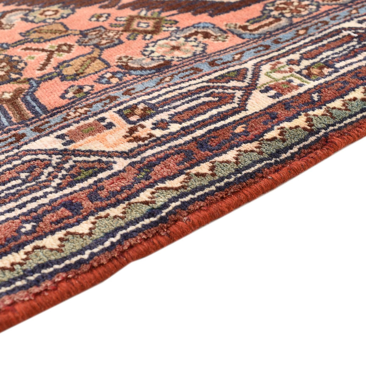Tapis de couloir Tapis persan - Nomadic - 205 x 79 cm - rouge clair
