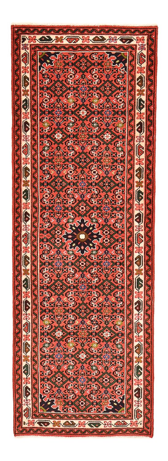 Tapis de couloir Tapis persan - Nomadic - 196 x 68 cm - rouge clair