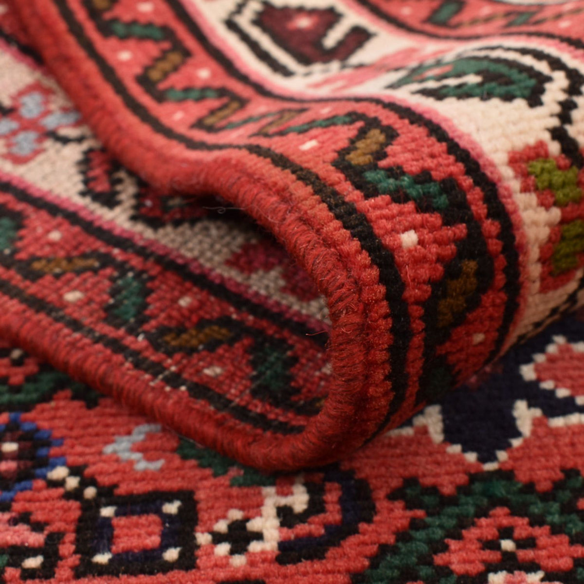 Tapis de couloir Tapis persan - Nomadic - 196 x 68 cm - rouge clair