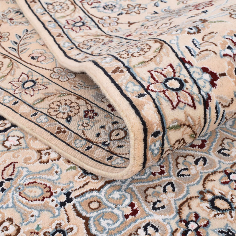 Tapis persan - Nain - Royal - 356 x 251 cm - bleu foncé