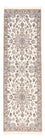 Tapis de couloir Tapis persan - Nain - Royal - 219 x 70 cm - blanc
