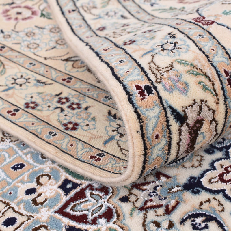 Tapis persan - Nain - Premium - 317 x 212 cm - bleu foncé