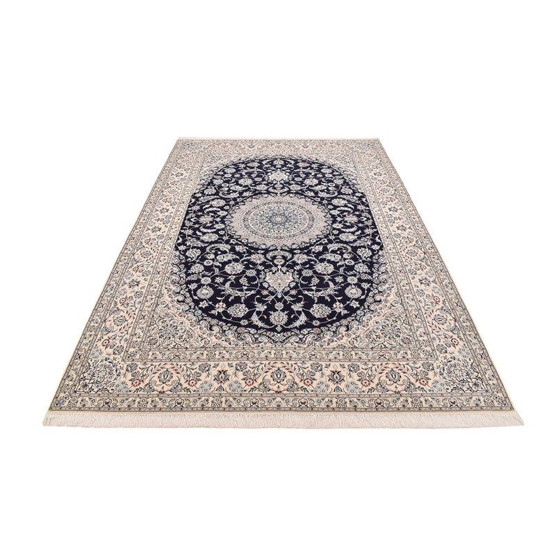 Tapis persan - Nain - Premium - 317 x 212 cm - bleu foncé