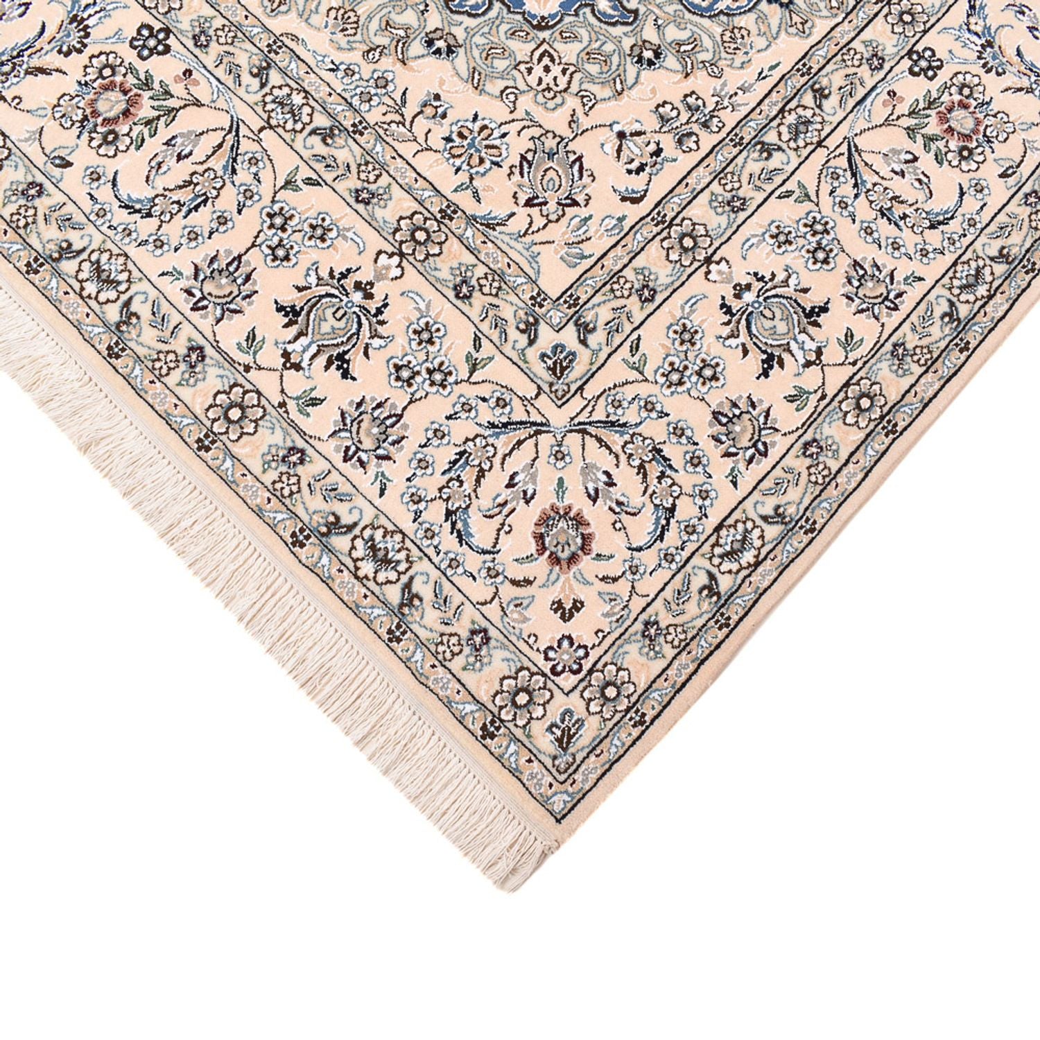 Tapis persan - Nain - Premium - 309 x 206 cm - bleu