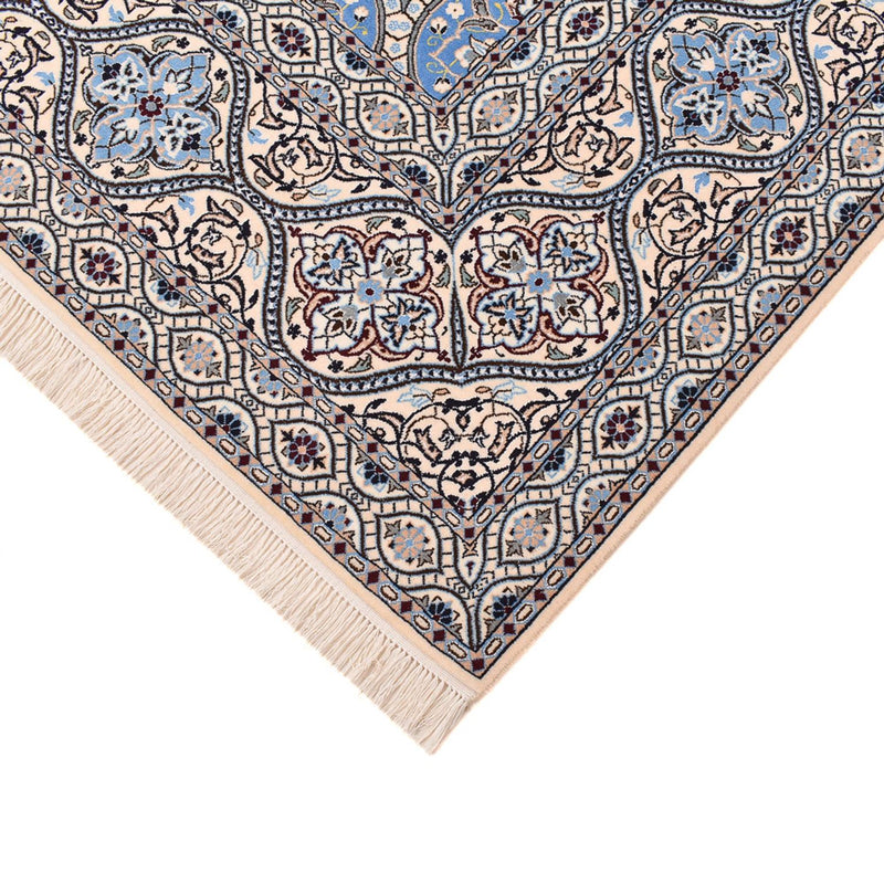 Tapis persan - Nain - Premium - 314 x 253 cm - bleu clair