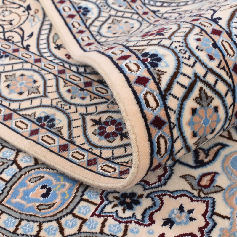 Tapis persan - Nain - Premium - 314 x 253 cm - bleu clair