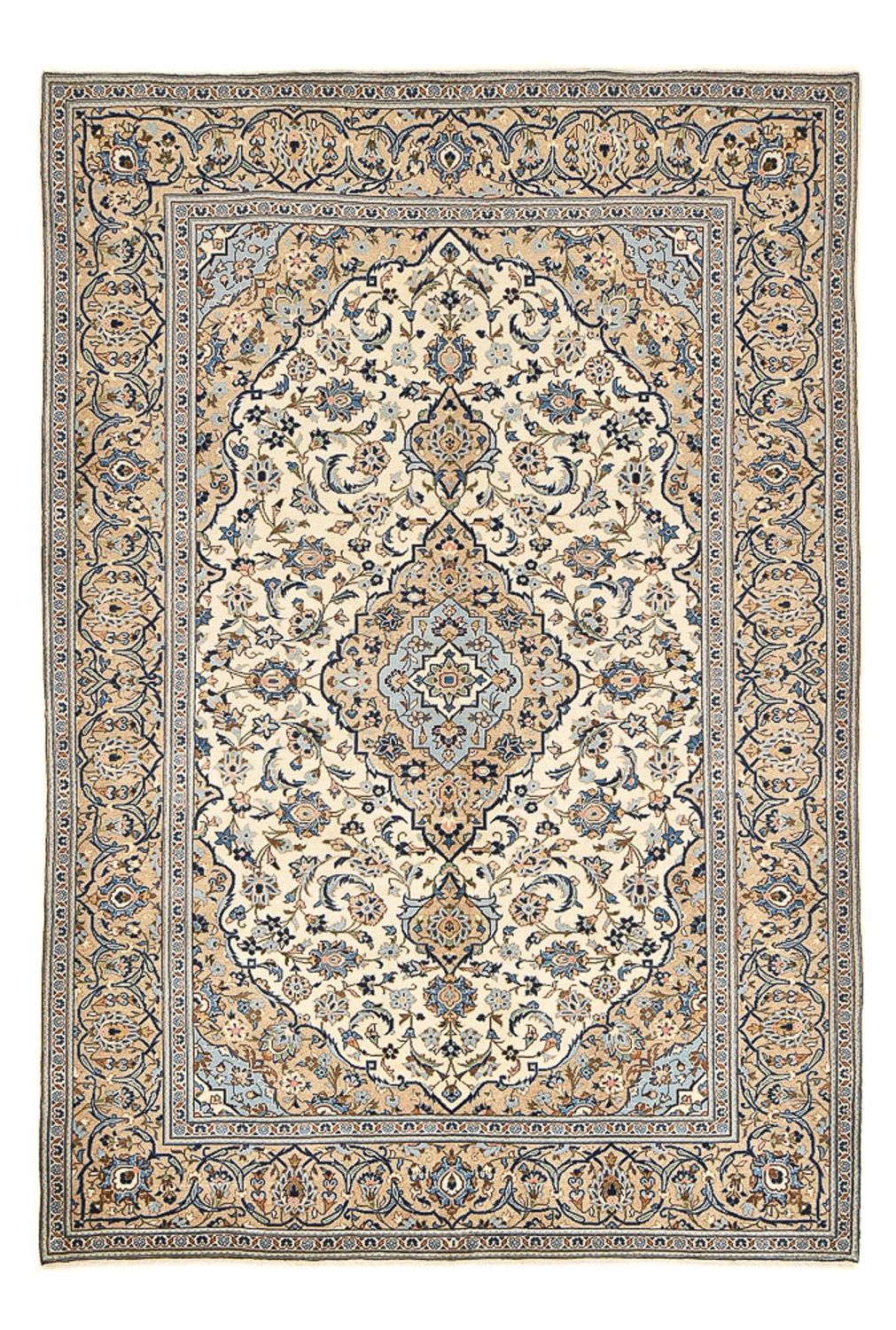 Tapis persan - Keshan - 295 x 200 cm - sable