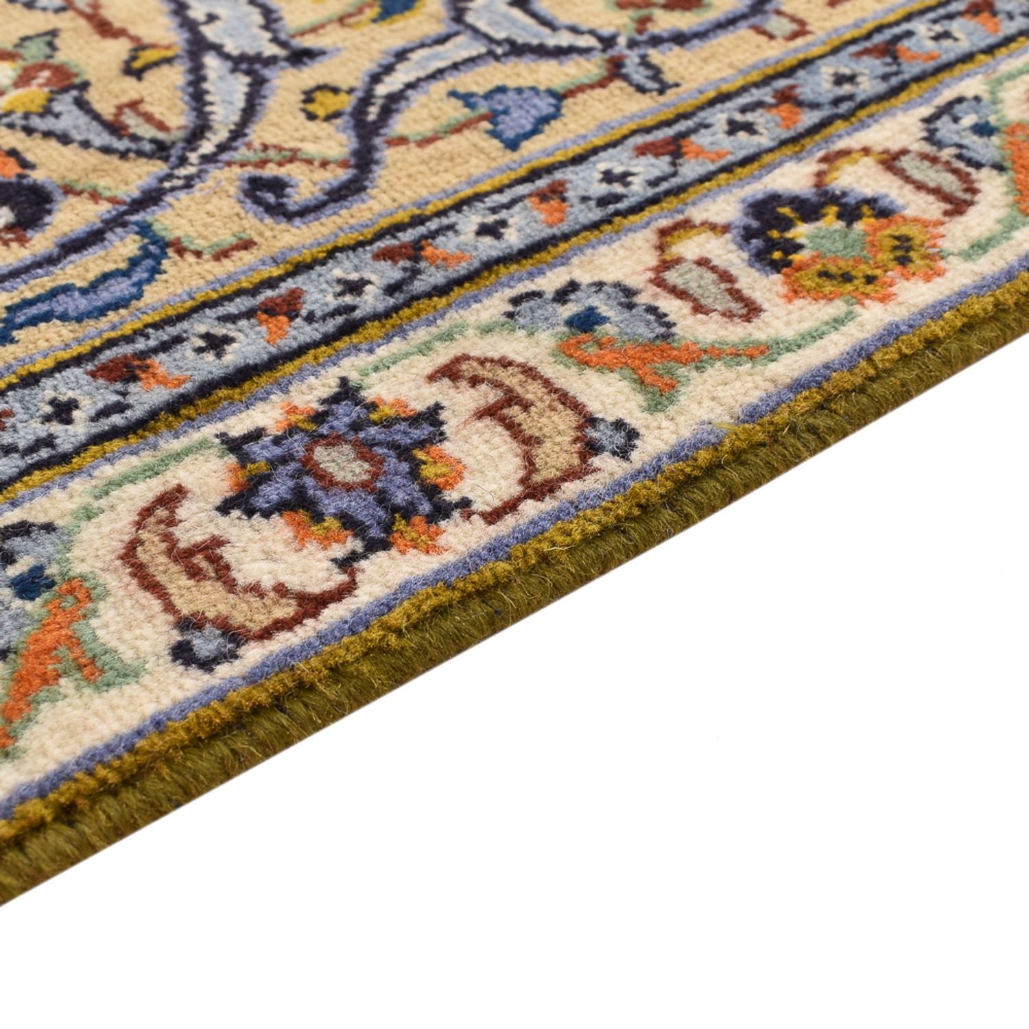 Tapis persan - Keshan - 355 x 256 cm - beige clair