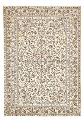 Tapis persan - Keshan - 352 x 237 cm - beige clair