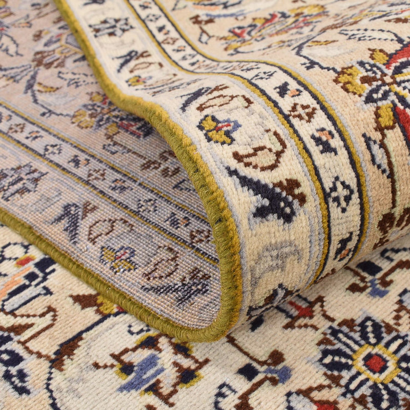 Tapis persan - Keshan - 352 x 237 cm - beige clair