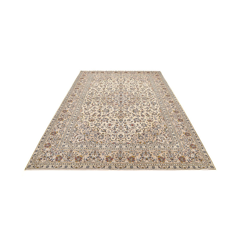 Tapis persan - Keshan - 352 x 237 cm - beige clair