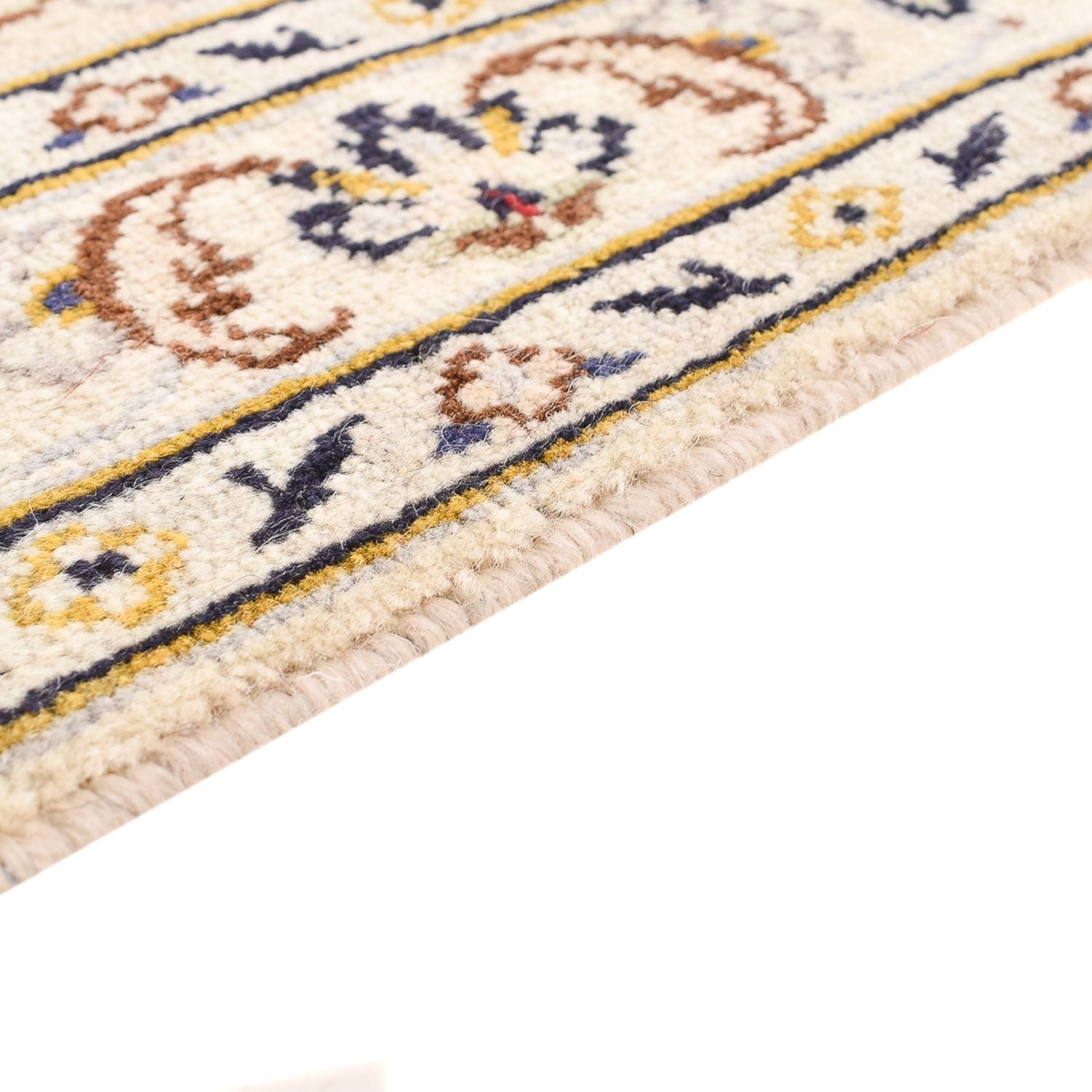 Tapis persan - Keshan - 355 x 245 cm - beige clair